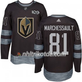 Vegas Golden Knights Trikot Jonathan Marchessault 81 1917-2017 100th Anniversary Adidas Schwarz Authentic - Herren